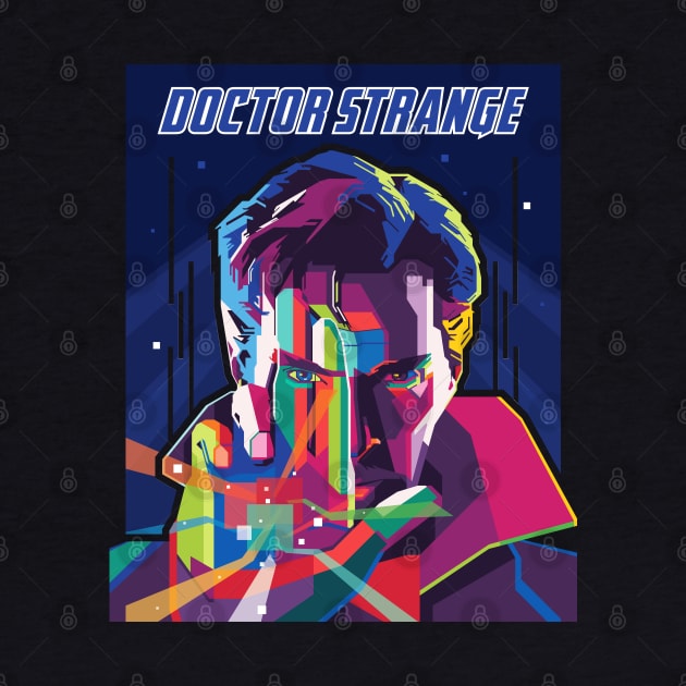 Superheroes Pop Art #DocterStrange by Alanside